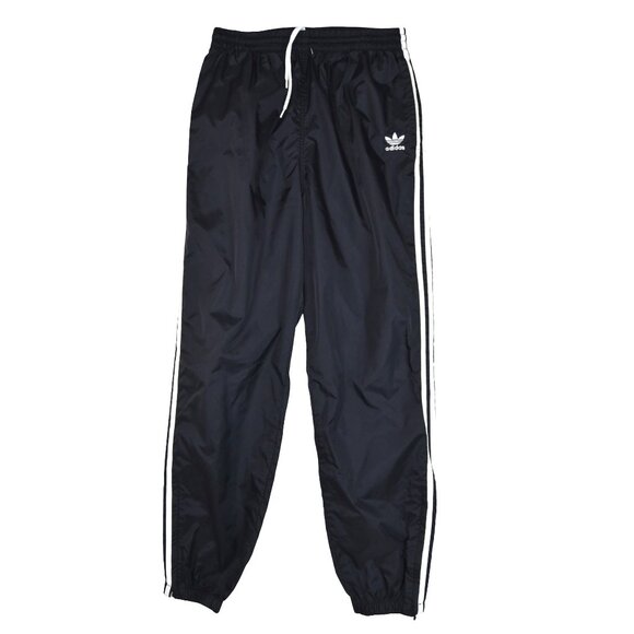 adidas Other - Adidas Vintage 90's Trefoil Nylon Track Pants M 100% Nylon Black White Stripes
